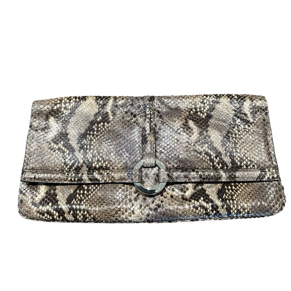 LK Bennett snakeskin look clutch - Picture 6 of 14
